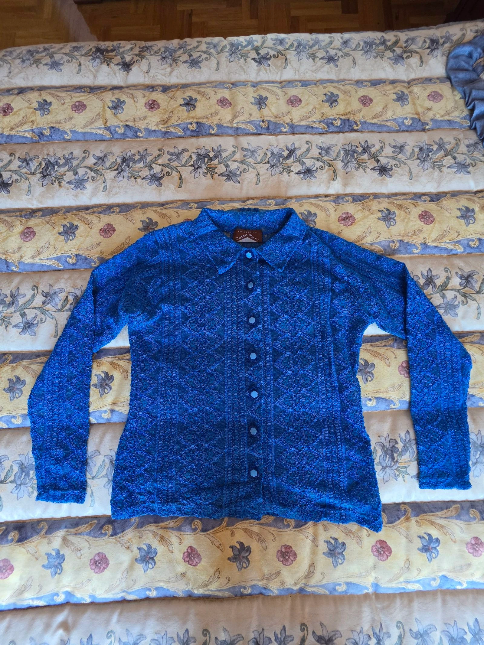 Chemise en dentelle bleue – photo 5